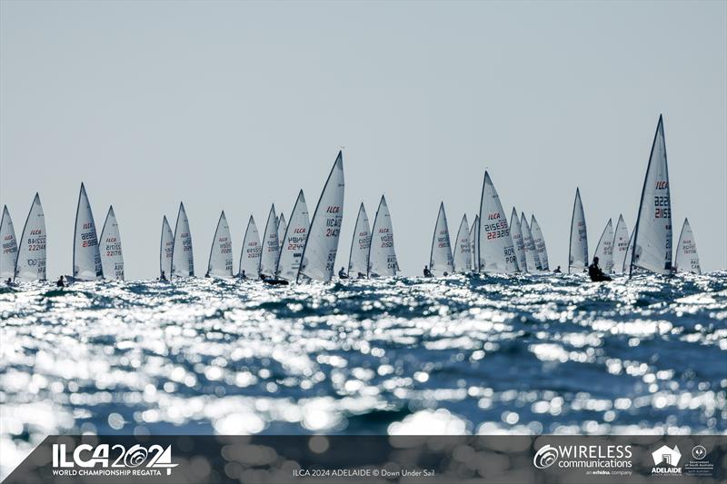 2024 ILCA 7 Men World Championship Day 2 - photo © Jack Fletcher / Down Under Sail