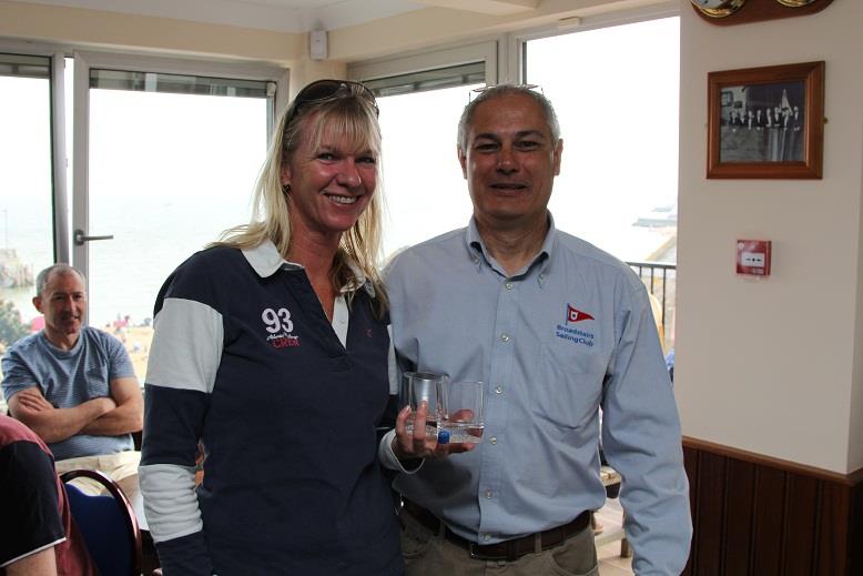 2000 Crewsaver Millennium Series at Broadstairs prizegiving photo copyright Adrian Trice taken at Broadstairs Sailing Club and featuring the 2000 class