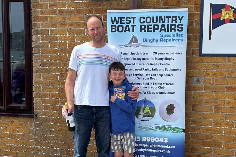 Ben and Sam/Tristan Pascoe, third overall - West Country Boat Repairs 2000 class Millennium Series at Castle Cove - photo © Jay Whitehead