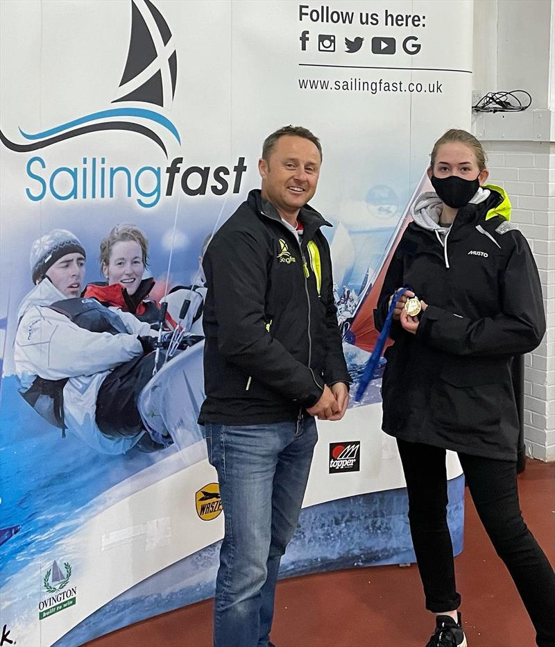 Aimee Bray 2nd Girl & 16th Overall in the UKLA ILCA 4 Qualifier at the WPNSA  photo copyright Georgie Altham / www.facebook.com/galthamphotography taken at Weymouth & Portland Sailing Academy and featuring the ILCA 4 class