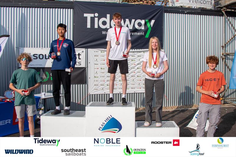 ILCA 4 Open Podium in the ILCA Nationals & Open Championships at Plas Heli - photo © James Harle