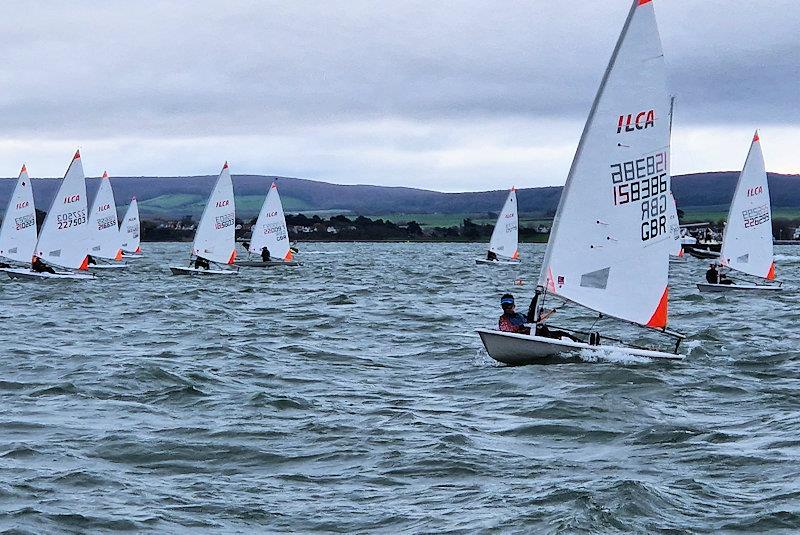 Harken ILCA Youth Open Series event at Royal Lymington photo copyright John Vinycomb taken at Royal Lymington Yacht Club and featuring the ILCA 4 class