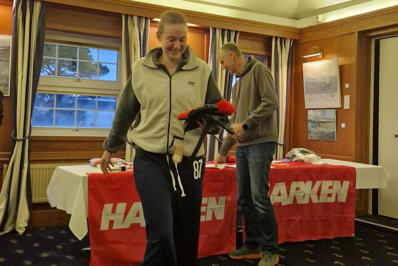 Harken ILCA Youth Open Series event at Royal Lymington photo copyright John Vinycomb taken at Royal Lymington Yacht Club and featuring the ILCA 4 class