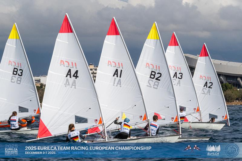 ILCA Team Racing European Championship at Athens - Day 1 - photo © Agustín Argüelles / AASailing