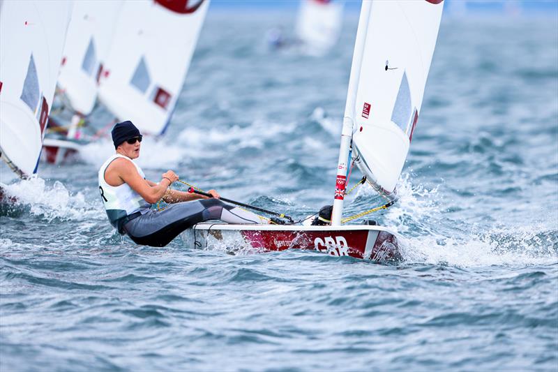 Ali Young on Tokyo 2020 Olympic Sailing Competition Day 3 - photo © Sailing Energy / World Sailing