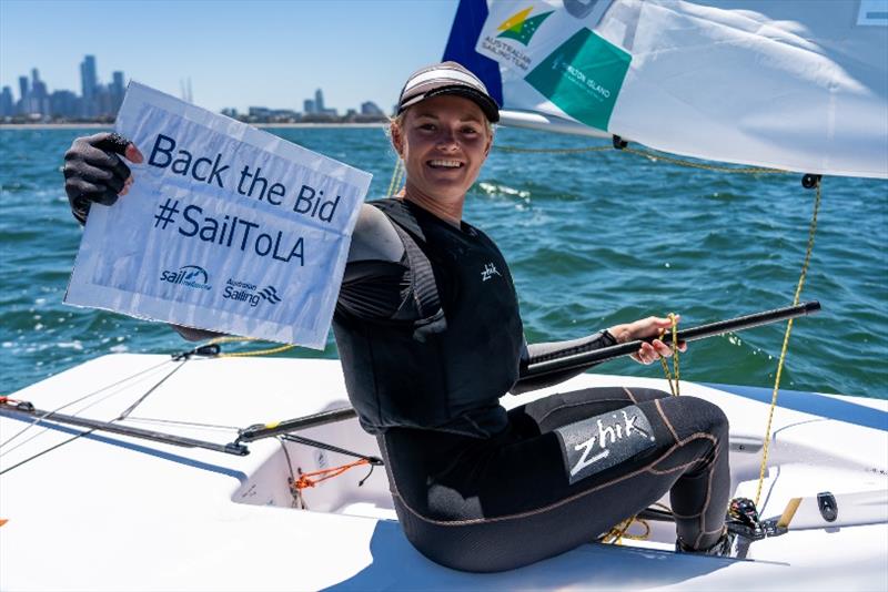 Mara Stransky - Sail Melbourne 2022, day 4 photo copyright Beau Outteridge taken at Australian Sailing and featuring the ILCA 6 class