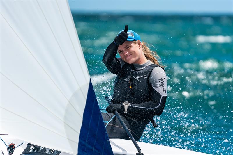 Mara Stransky (ILCA 6) at 2024 Sail Melbourne (30 Nov - 3 Dec ) hosted by Royal Brighton Yacht Club photo copyright Beau Outteridge taken at Royal Brighton Yacht Club and featuring the ILCA 6 class