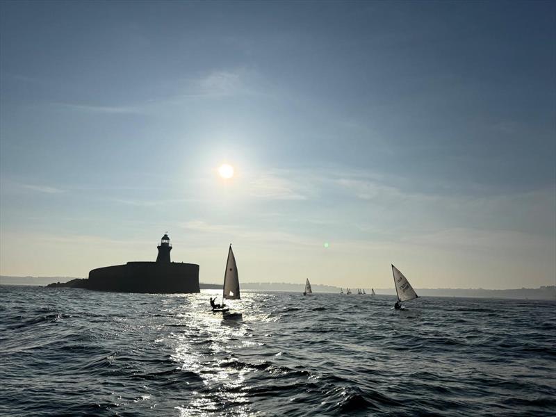 Stunning conditions for the NEYYSA Coaching at South Shields photo copyright NEYYSA taken at South Shields Sailing Club and featuring the ILCA 6 class