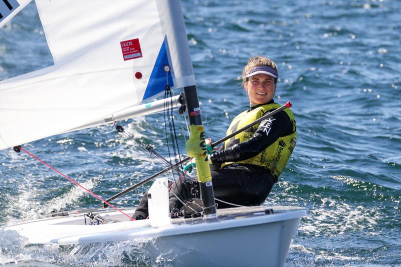 Anna Munch wins the ILCA 6 Senior European Championships in Marstrand, Sweden photo copyright Thom Thow / EurILCA taken at Royal Gothenburg Yacht Club and featuring the ILCA 6 class