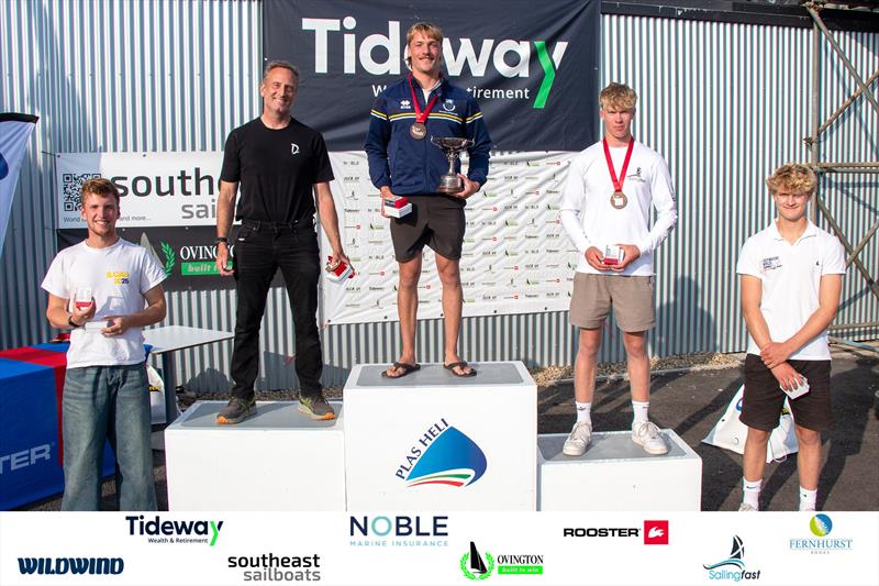 ILCA 6 Open Podium in the ILCA Nationals & Open Championships at Plas Heli - photo © James Harle