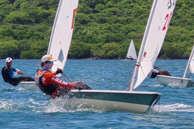 Sint Maarten YC competes in the Caribbean Dinghy Championship photo copyright SMYC taken at Sint Maarten Yacht Club and featuring the ILCA 6 class