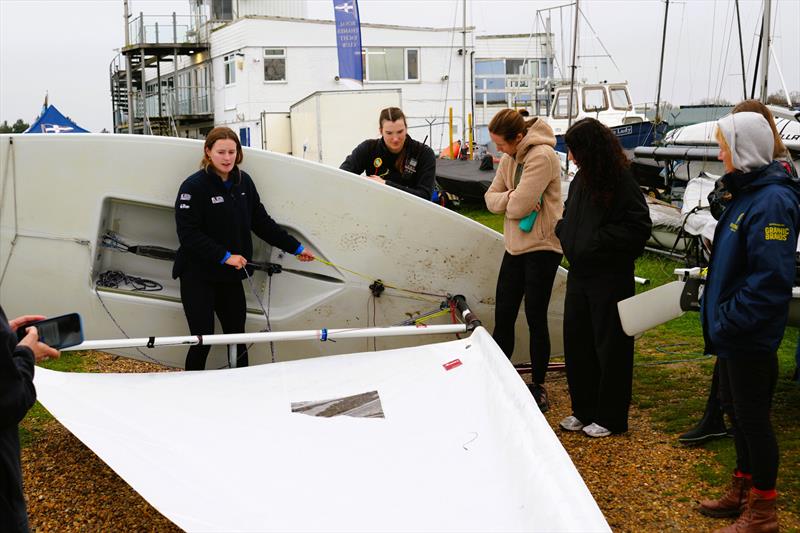 ILCA Women's Coaching Programme back at Queen Mary photo copyright Emma Marsh taken at Queen Mary Sailing Club and featuring the ILCA 6 class