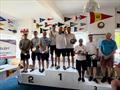 Overall podium, with Xcellent in first overall - Sailing Chandlery SB20 UK National Championship at Weymouth © SB20 Class UK