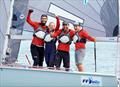 Team Give Me Five winning the 2019 SB20 Worlds in Hyeres &copy; Pierrick Contin / www.pierrickcontin.com