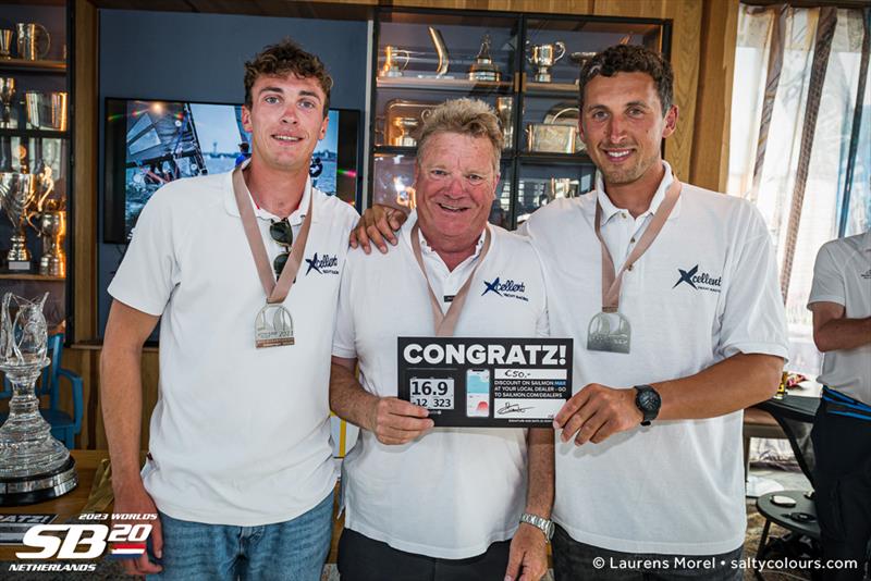 3rd overall - Xcellent - SB20 World Championships photo copyright Laurens Morel taken at Jachtclub Scheveningen and featuring the SB20 class