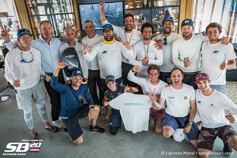 Team Portugal - SB20 World Championships photo copyright Laurens Morel taken at Jachtclub Scheveningen and featuring the SB20 class