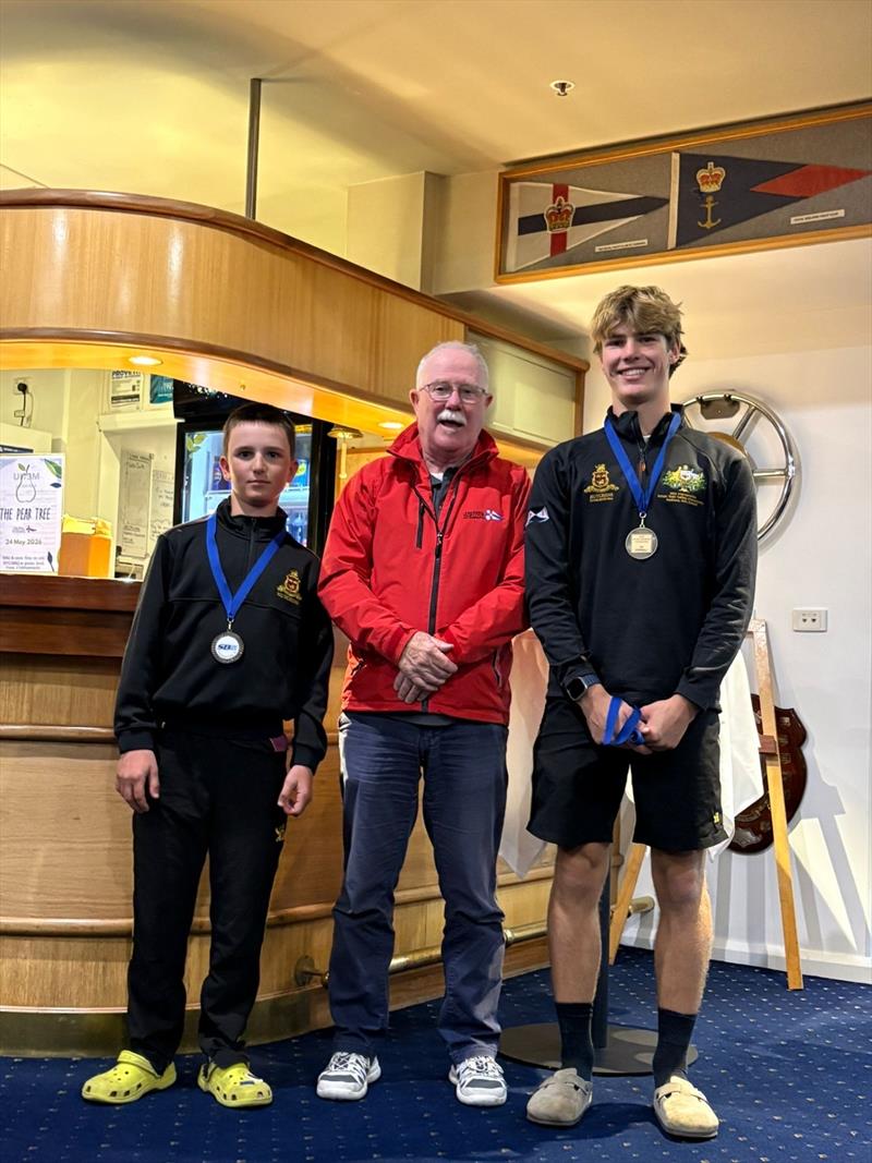 The Hutchins School (Aeolus) finished third at the SB20 Tasmanian Schools Championship 2026 - photo © Asimina McCartney