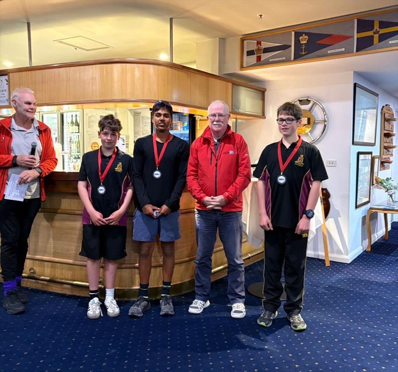 The Hutchins School (Warwick Dean) finished second overall at the SB20 Tasmanian Schools Championship 2026 - photo © Asimina McCartney