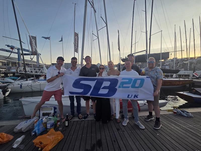 SB20 Dock party during Cowes Week - photo © SB20 UK
