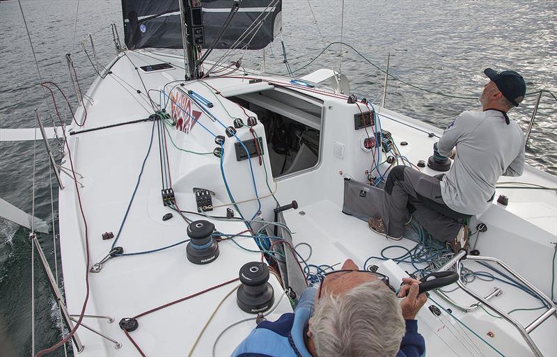 Did someone say strings? Plenty of them on the Figaro Beneteau 3 - photo © John Curnow