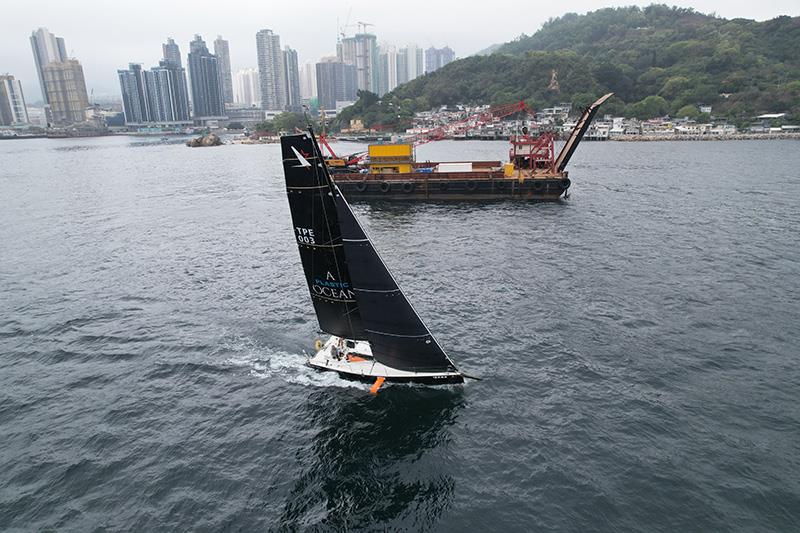 A Plastic Ocean, a Figaro Beneteau 3 - Rolex China Sea Race 2024 photo copyright RHKYC/ Lance Fung taken at  and featuring the Figaro class