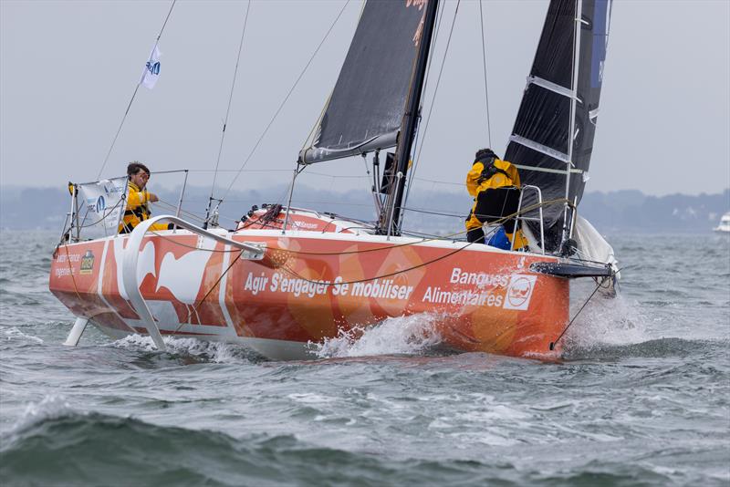 Paolo Dean and Tiphaine Rideau (Banques Alimentaires) during the Transat Paprec - photo © Vincent Olivaud / OC Sport Pen Duick