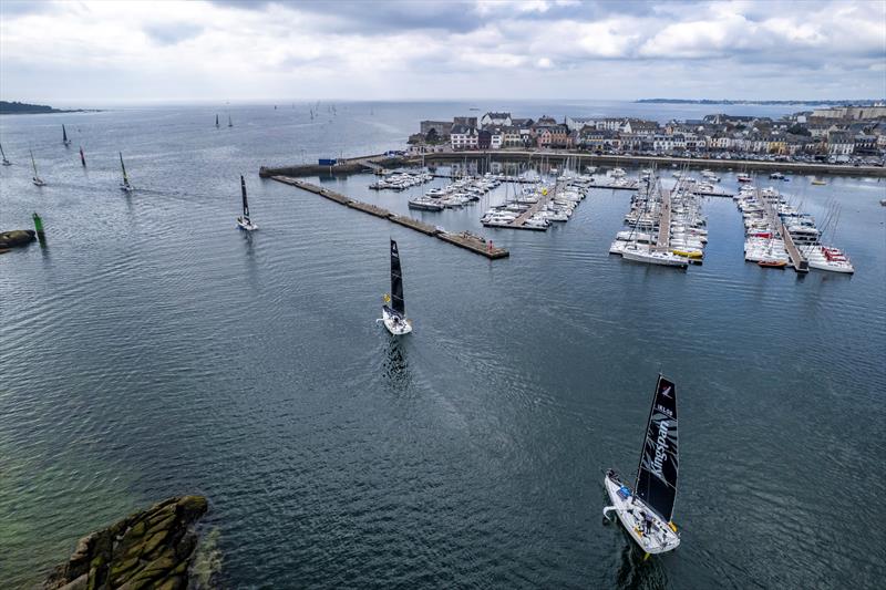 Solo Guy Cotten - March 2025 - Concarneau photo copyright Gilles Dedeurwaerder taken at  and featuring the Figaro class