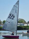 Penny Yarwood finishes 2nd in the 2025 Noble Marine Travellers' Trophy Lightning 368 Southern Championship at Up River Yacht Club © Terry Bagely