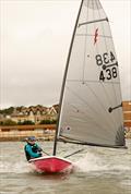 Caroline Hollier during the Lightning 368 Sanders Sails Travellers Series at West Kirby Sailing Club &copy; Adrian Hollier