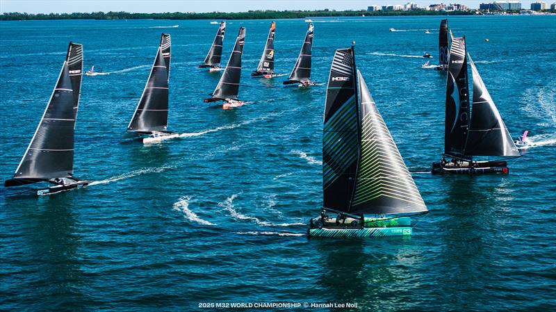2025 M32 World Championship photo copyright Hannah Lee Noll taken at Shake-A-Leg Miami and featuring the M32 class