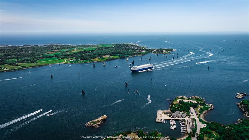 Around the Island Race at New York Yacht Club's Annual Regatta - photo © Hannah Lee Noll