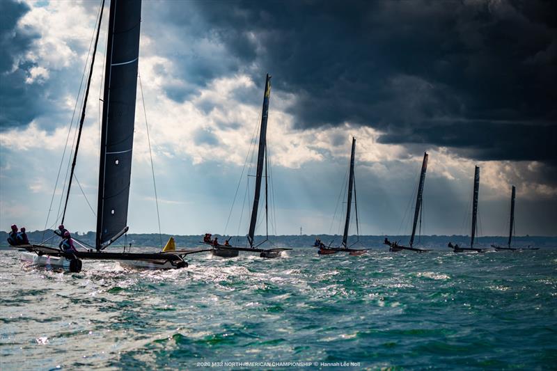 When the storm rolls in - M32 North American Championship 2026 - photo © Hannah Lee Noll