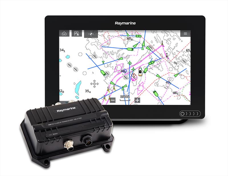 Raymarine - AIS700 showing chart targets - photo © Saltwater Stone