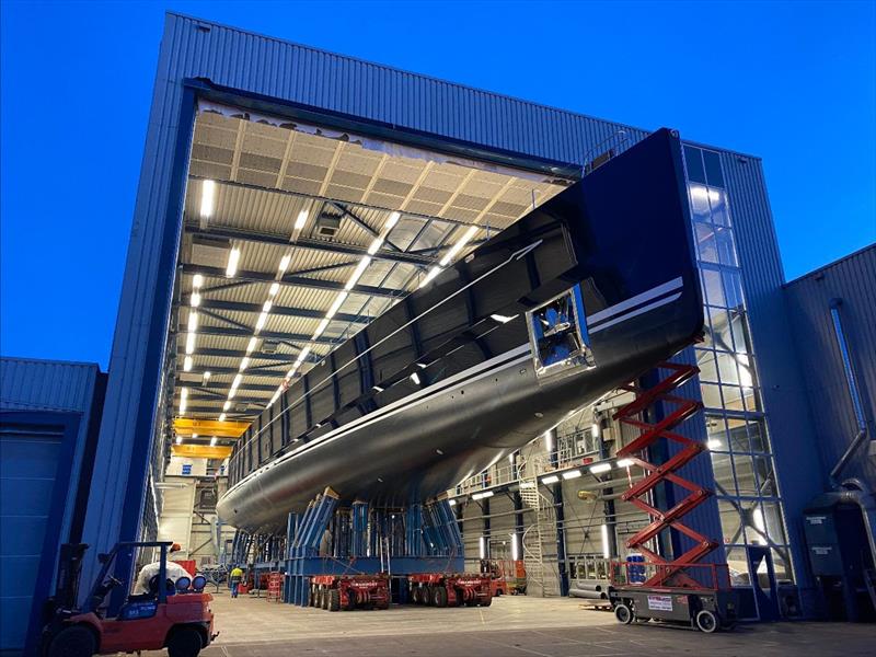 Royal Huisman project 400 - Sea Eagle II photo copyright Jurjen van 't Verlaat taken at  and featuring the Marine Industry class