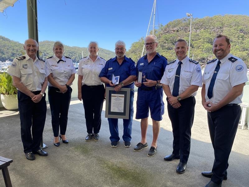 Marine Rescue Cottage Point ceremony photo copyright Marine Rescue NSW taken at  and featuring the Marine Industry class