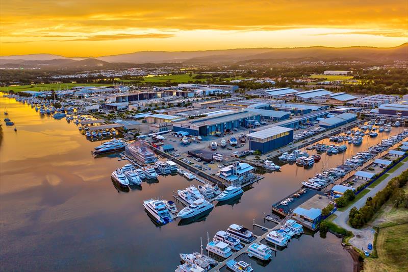 GCCM Sunset - photo © Gold Coast City Marina & Shipyard