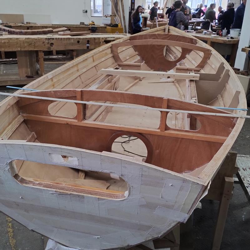 Wooden boat stage - photo © Southampton International Boat Show