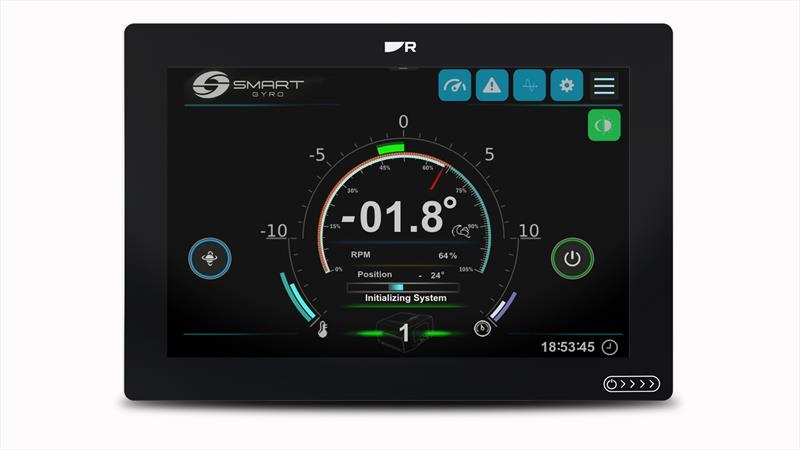 Smartgyro stabilization integration now available with Raymarine - photo © Smartgyro