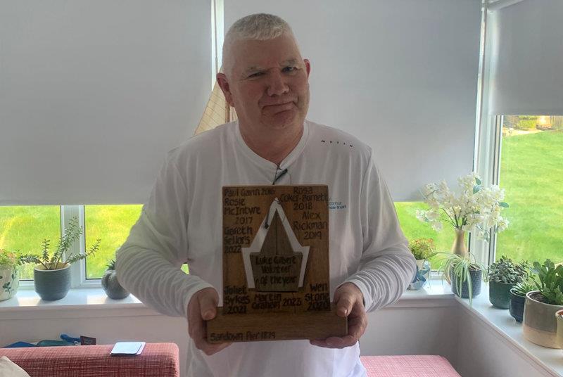 Michael Green recognised as Volunteer of the Year by Ellen MacArthur Cancer Trust - photo © EMCT