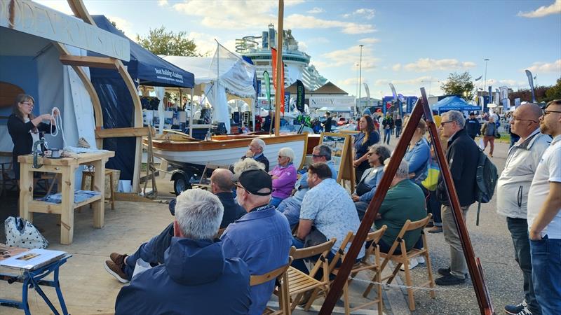 Wooden Boat Stage Skills Talk - photo © Southampton International Boat Show