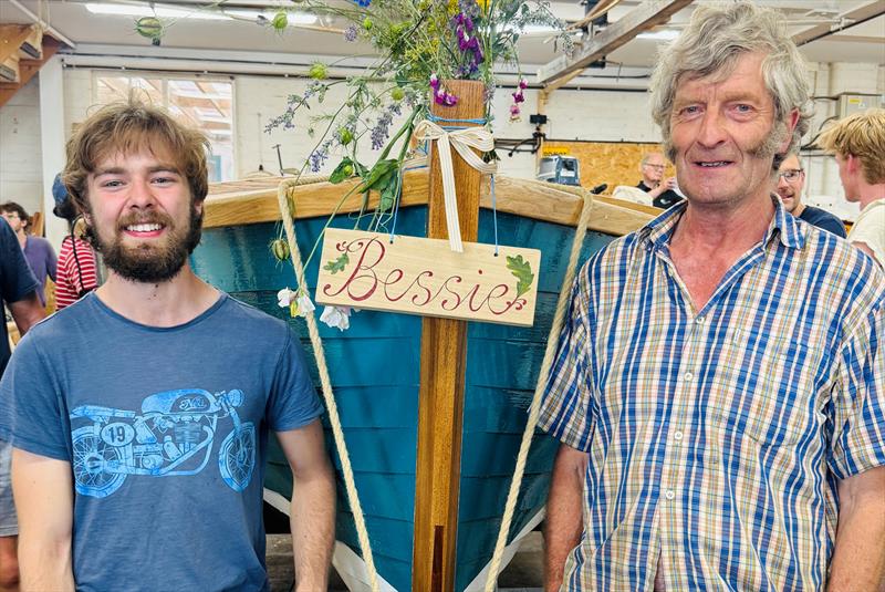 Graduates of the Boat Building Academy joyously launch their new boats on hottest June day ever - photo © BNPS