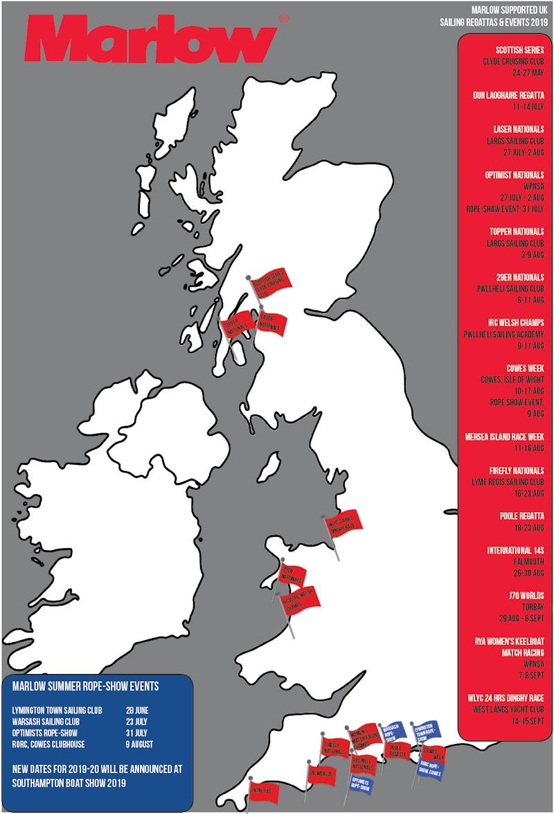 Marlow Ropes supports 20 events this sailing season photo copyright Marlow Ropes taken at  and featuring the  class