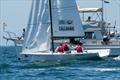 Skipper Justin Callahan with crew Oliver Lloyd and Harrison Strom - 58th Governor's Cup International Youth Match Racing Championship Day 3 &copy; Tom Walker