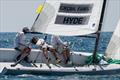 Skipper Josh Hyde (NZL) with crew Zach Fong and Nick Drummond - 58th Governor's Cup International Youth Match Racing Championship Day 4 &copy; Tom Walker