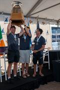Winner: Skipper Cole Tapper (AUS) with crew Jack Frewin and Hamish Vass - 58th Governor's Cup International Youth Match Racing Championship &copy; Tom Walker