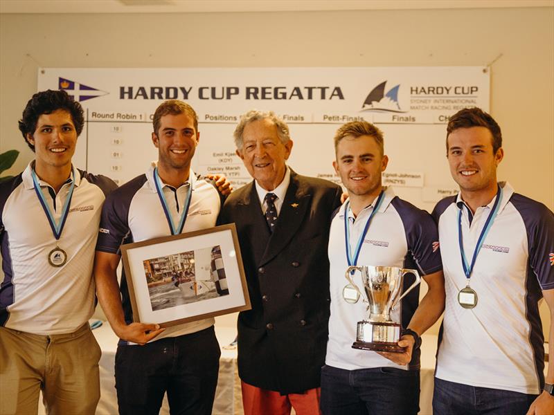 Sir James Hardy with Harry Price - Hardy Cup - photo © Darcie Collington Photography