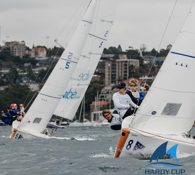 CYCA Chelsea Williams vs RNZYC Josh Hyde in The Hardy Cup - photo © Darcie Collington Photography