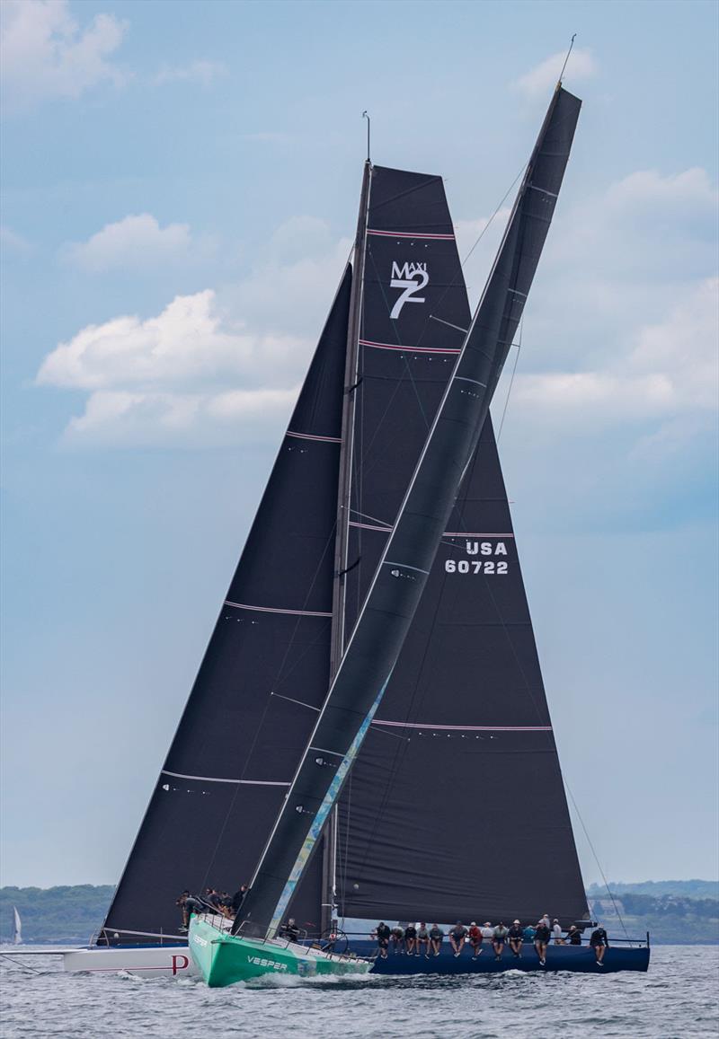 Vesper and Proteus during the 168th Annual Regatta at the New York Yacht Club photo copyright Daniel Forster Photography / www.danielforster.com taken at New York Yacht Club and featuring the Maxi 72 Class class