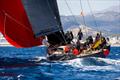 Sven Wackerhagen's Wally 80 Rose was a worthy second overall having scored a big win on Saturday © SailingShots by Maria Muiña