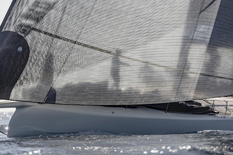 Dario Ferrari's 75ft former Maxi 72 Cannonball was the stand-out performer today - Les Voiles de Saint-Tropez - photo © Gilles Martin-Raget